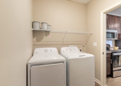 In-unit laundry appliances in our San Antonio, TX apartments at Copper Pointe